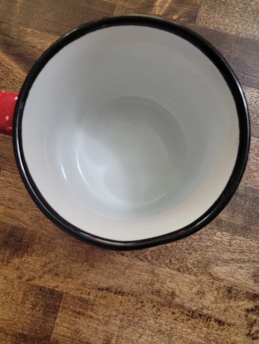 Red Speckled Ceramic Coffee MugKahlua Red Coffee Mug Cup Ceramic Embossed Logo